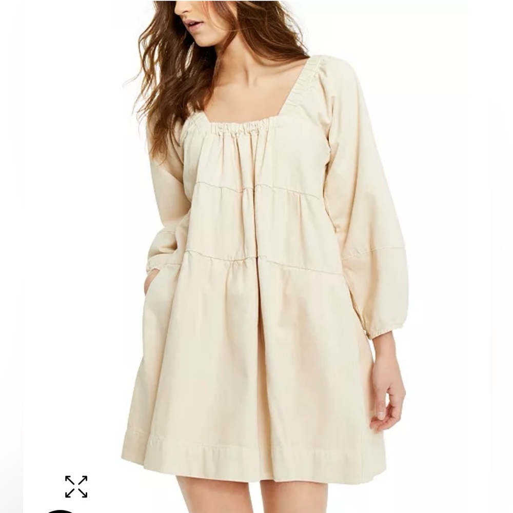 Free People Blue Jean Baby Doll Dress